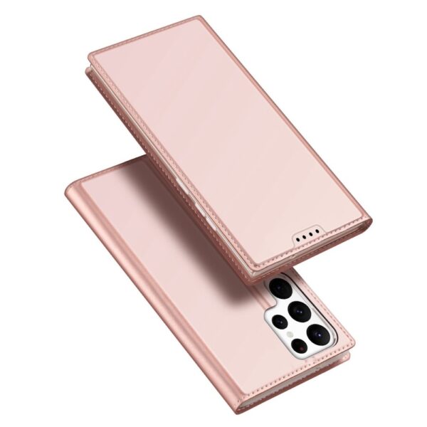 Dux Ducis - Samsung Galaxy S23 Ultra - Slim bookcase hoesje - Rose Goud