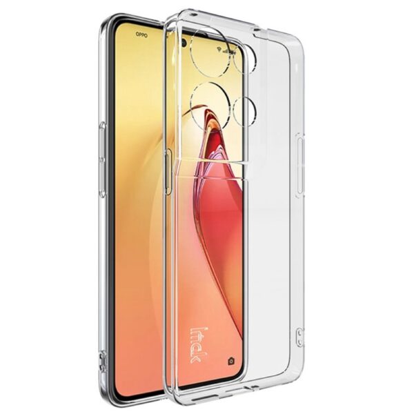 Lunso - Oppo Reno 8 Pro - TPU Backcover hoes - Transparant