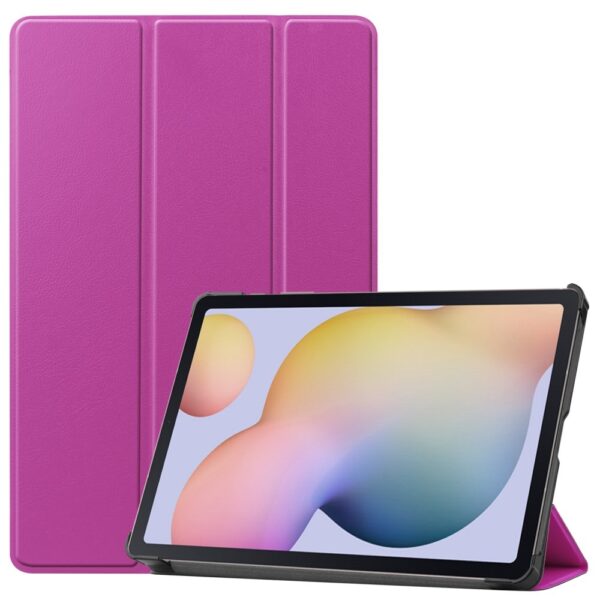 3-Vouw sleepcover hoes - Samsung Galaxy Tab S7 / Tab S8 - Paars