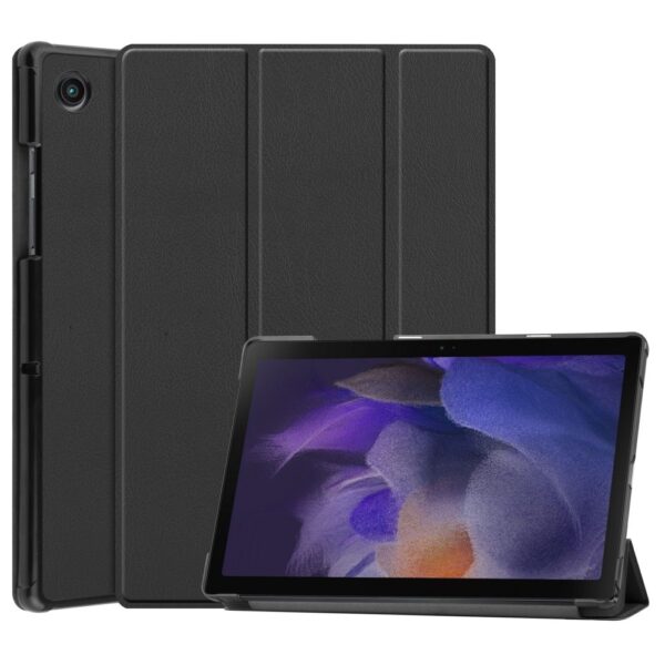 3-Vouw sleepcover hoes - Samsung Galaxy Tab A8 (2021) - Zwart