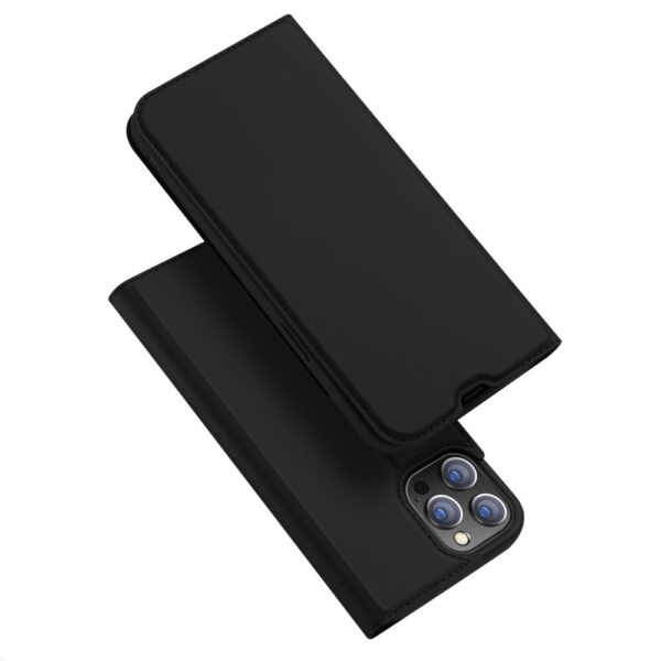 Dux Ducis - Slim bookcase hoes - iPhone 13 Pro - Zwart