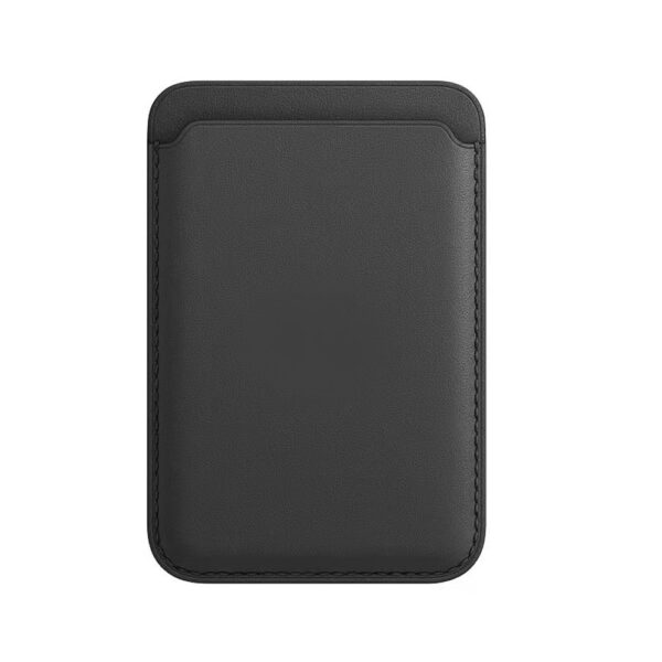 Lunso - iPhone 12/13/14 Serie - Magsafe cardholder / pasjeshouder - Zwart