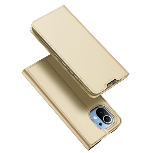 Dux Ducis - Pro Serie Slim wallet hoes - Xiaomi Mi 11 - Goud