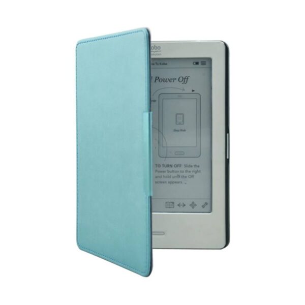 Lunso - Kobo Touch 1 (6 inch) - flip hoesje - Lichtblauw
