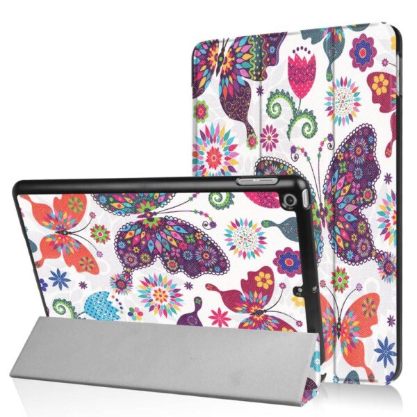 3-Vouw kleurrijke vlinders stand flip hoes iPad 9.7 (2017/2018)