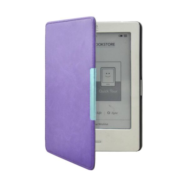 Lunso - Kobo Touch 1 (6 inch) - flip hoesje - Paars