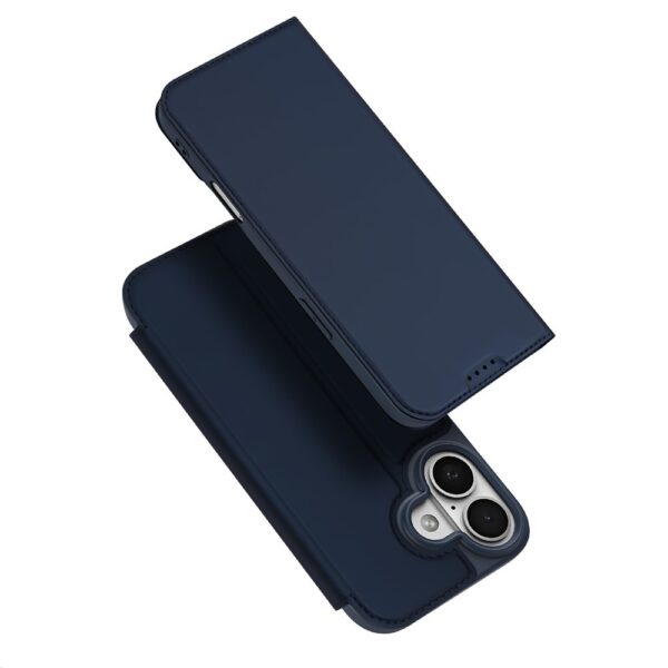 Dux Ducis iPhone 17 hoesje - Slim bookcase - Blauw