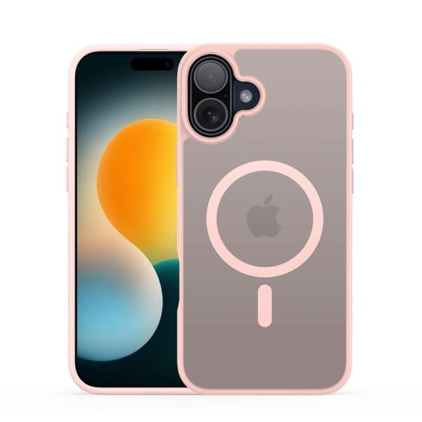 Dux Ducis Yind iPhone 17 hoesje - slanke backcover met MagSafe ondersteuning - Lichtroze
