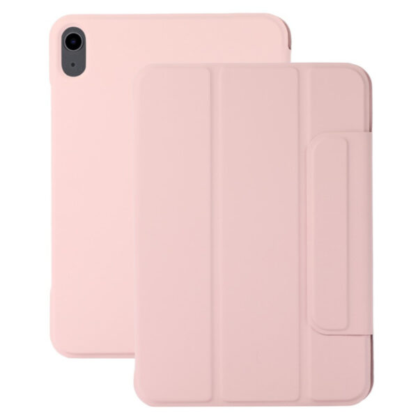 Lunso iPad Air 11 inch (2024/2025) - Tri-Fold Bookcase hoes - Lichtroze