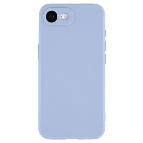 Lunso iPhone 16e hoesje - Flexibel siliconen Backcover - Lavendel