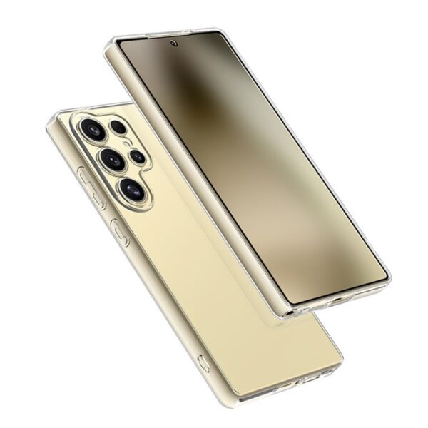 Lunso Samsung Galaxy S25 Ultra - Backcover hoes - Transparant