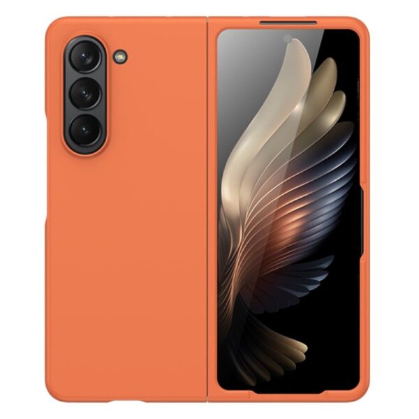 Lunso - Samsung Galaxy Z Fold5 - Backcover hoes - Oranje