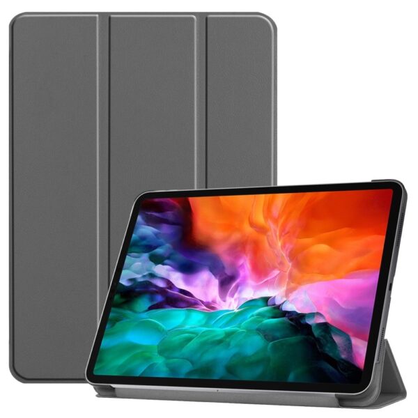 3-Vouw sleepcover hoes - iPad Pro 12.9 inch (2021) - Grijs