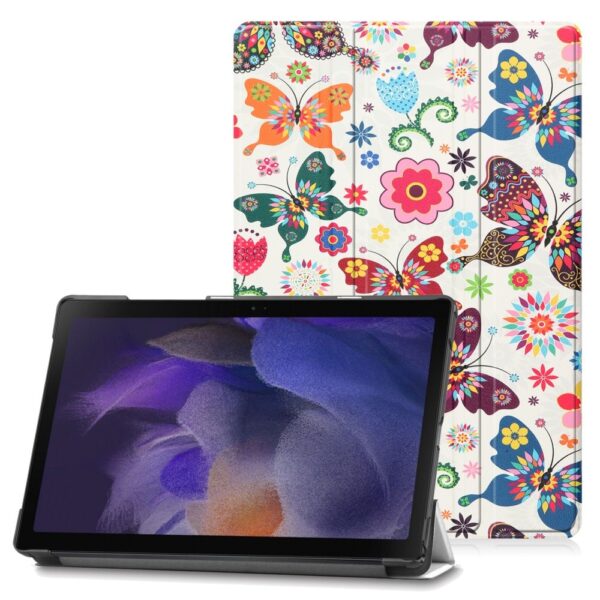 3-Vouw sleepcover hoes - Samsung Galaxy Tab A8 (2021) - Vlinders