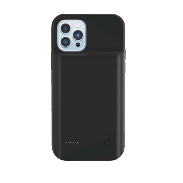 Lunso - Battery Power Case hoes - iPhone 13 Pro - 6800 mAh - Zwart