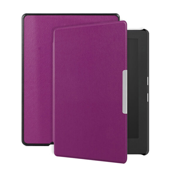 Lunso - Kobo Aura H20 Edition 1 hoes (6.8 inch) - sleep cover - Paars