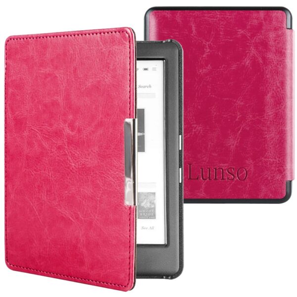 Lunso Kobo Glo / Glo HD / Touch 2.0 hoes (6 inch) - sleepcover - Roze