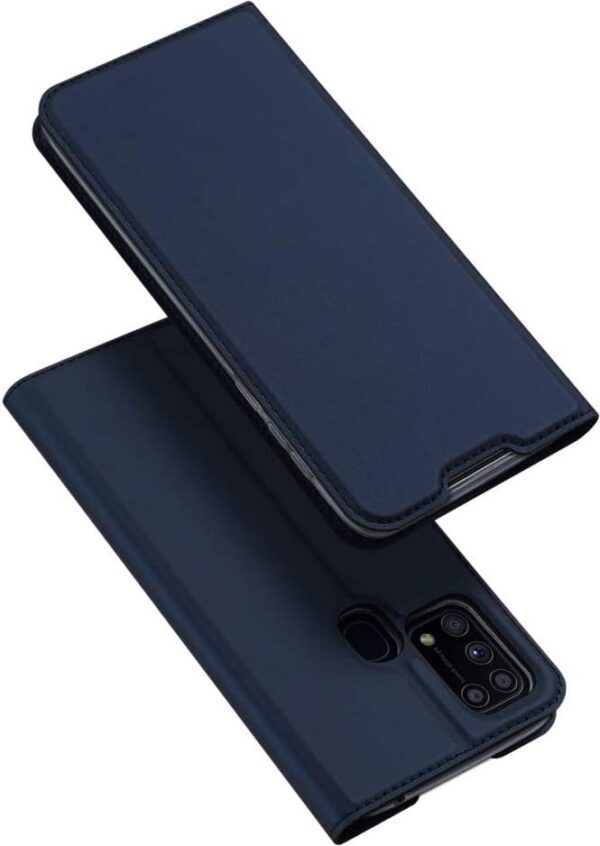 Dux Ducis - Pro Serie slim wallet hoes - Samsung Galaxy M31 - Blauw