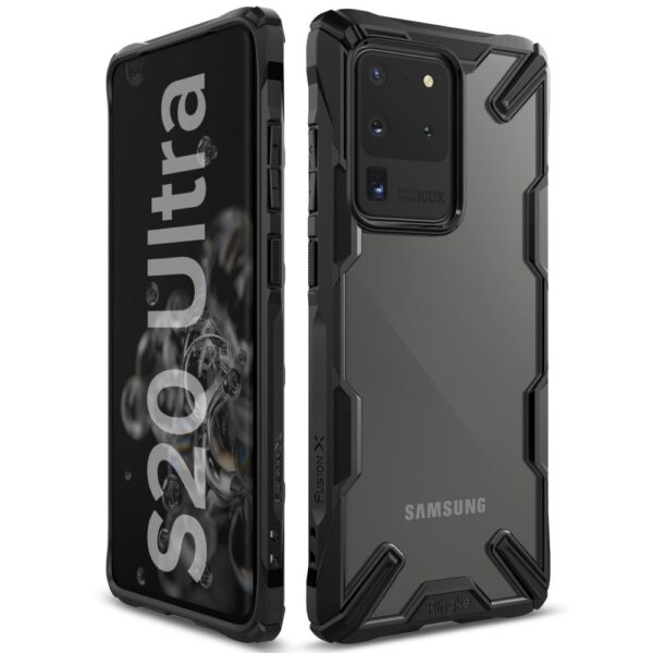 Ringke - Fusion X Guard backcover hoes - Samsung Galaxy S20 Ultra - Zwart