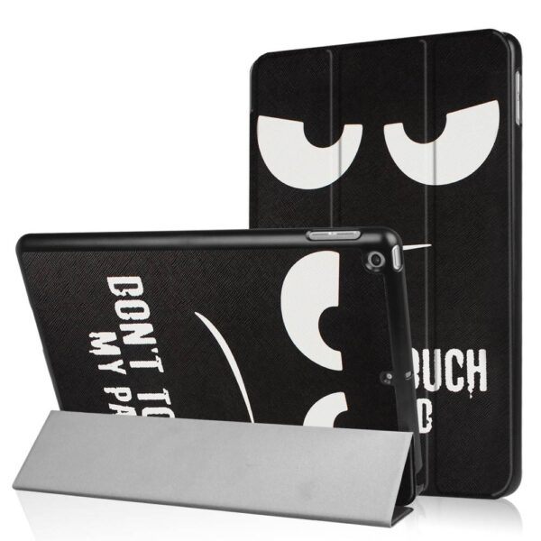 3-Vouw Don&apos;t Touch stand flip hoes iPad 9.7 (2017/2018)