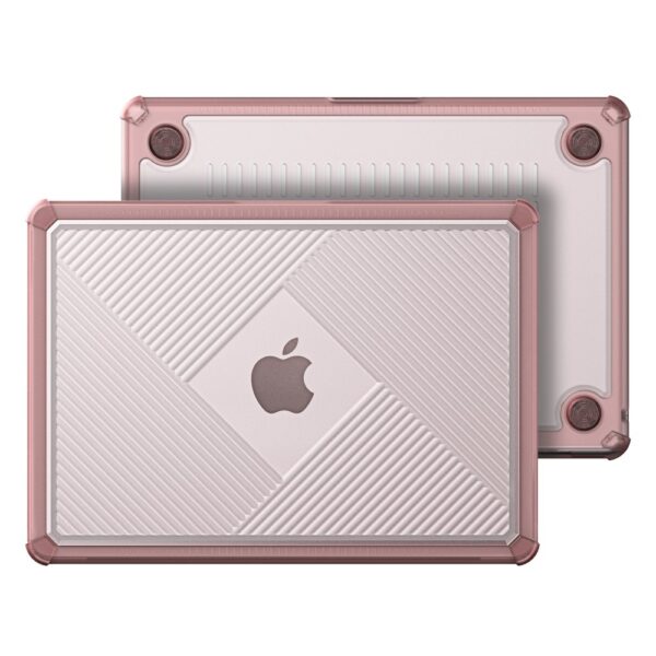 Dux Ducis MacBook Pro 13 inch (2016-2022) Armor Pattern cover hoes - case - Roze