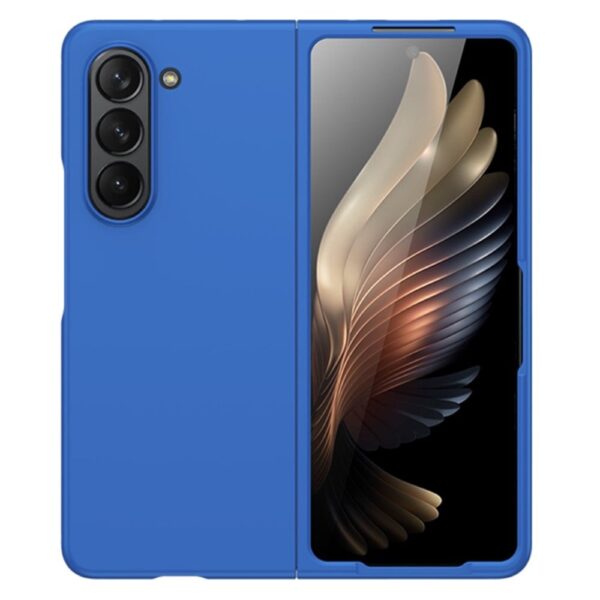 Lunso - Samsung Galaxy Z Fold5 - Backcover hoes - Donkerblauw