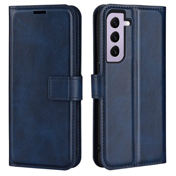 Lunso - Samsung Galaxy S23 - cover bookcase hoes - Blauw