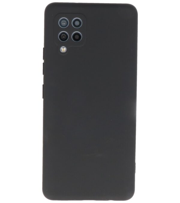 Lunso - Softcase hoes - Samsung Galaxy A42 - Zwart