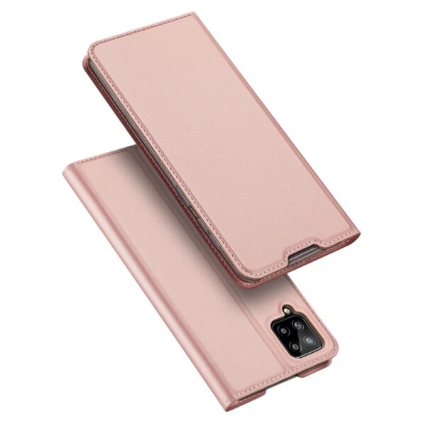 Dux Ducis - Pro Serie Slim wallet hoes - Samsung Galaxy A12 - Rose Goud