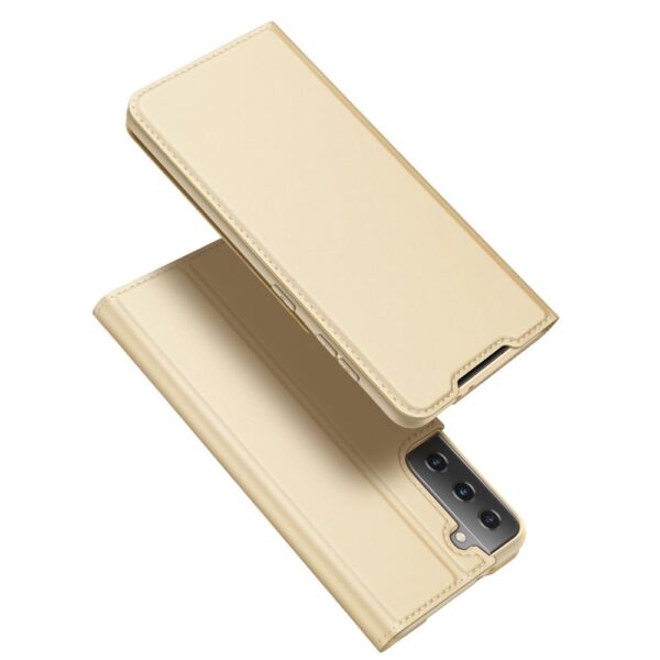 Dux Ducis - Pro Serie Slim wallet hoes - Samsung Galaxy S21 Plus - Goud