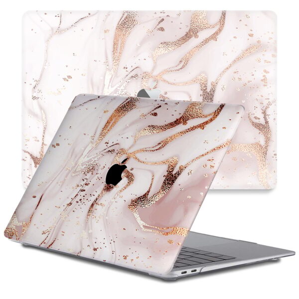 Lunso MacBook Pro 13 inch (2016-2019) cover hoes - case - Marble Vera