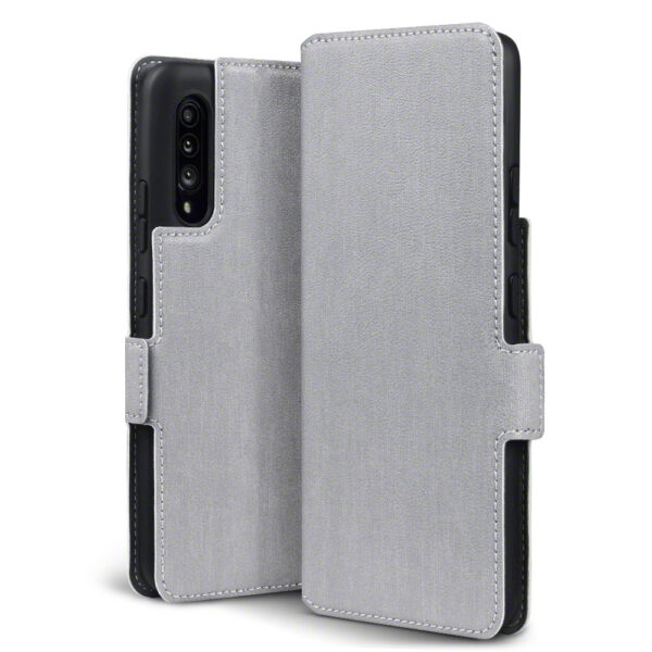 Qubits - slim wallet hoes - Samsung Galaxy A90 - Grijs