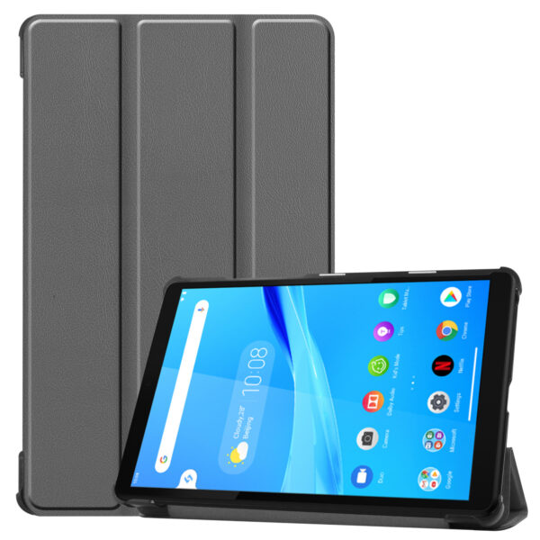 3-Vouw sleepcover hoes - Lenovo Tab M8 - Grijs