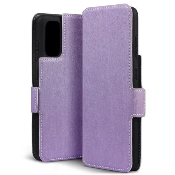 Qubits - slim wallet hoes - Samsung Galaxy S20 - Paars